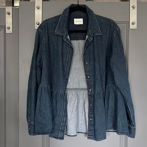 Worn once, American Eagle chambray shirt.